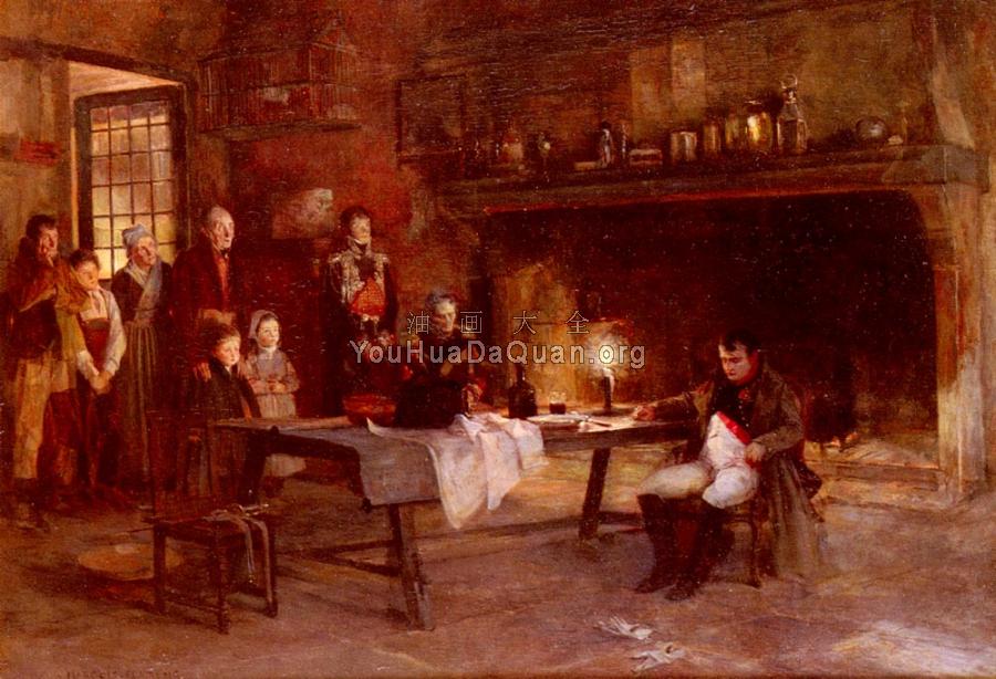 Napoleon After The Battle Of Waterloo - 弗朗索瓦·弗拉芒